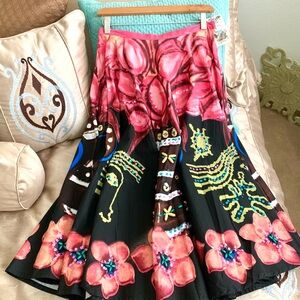 NWT Anthro Beaded Detailed Embroidered Maxi Skirt